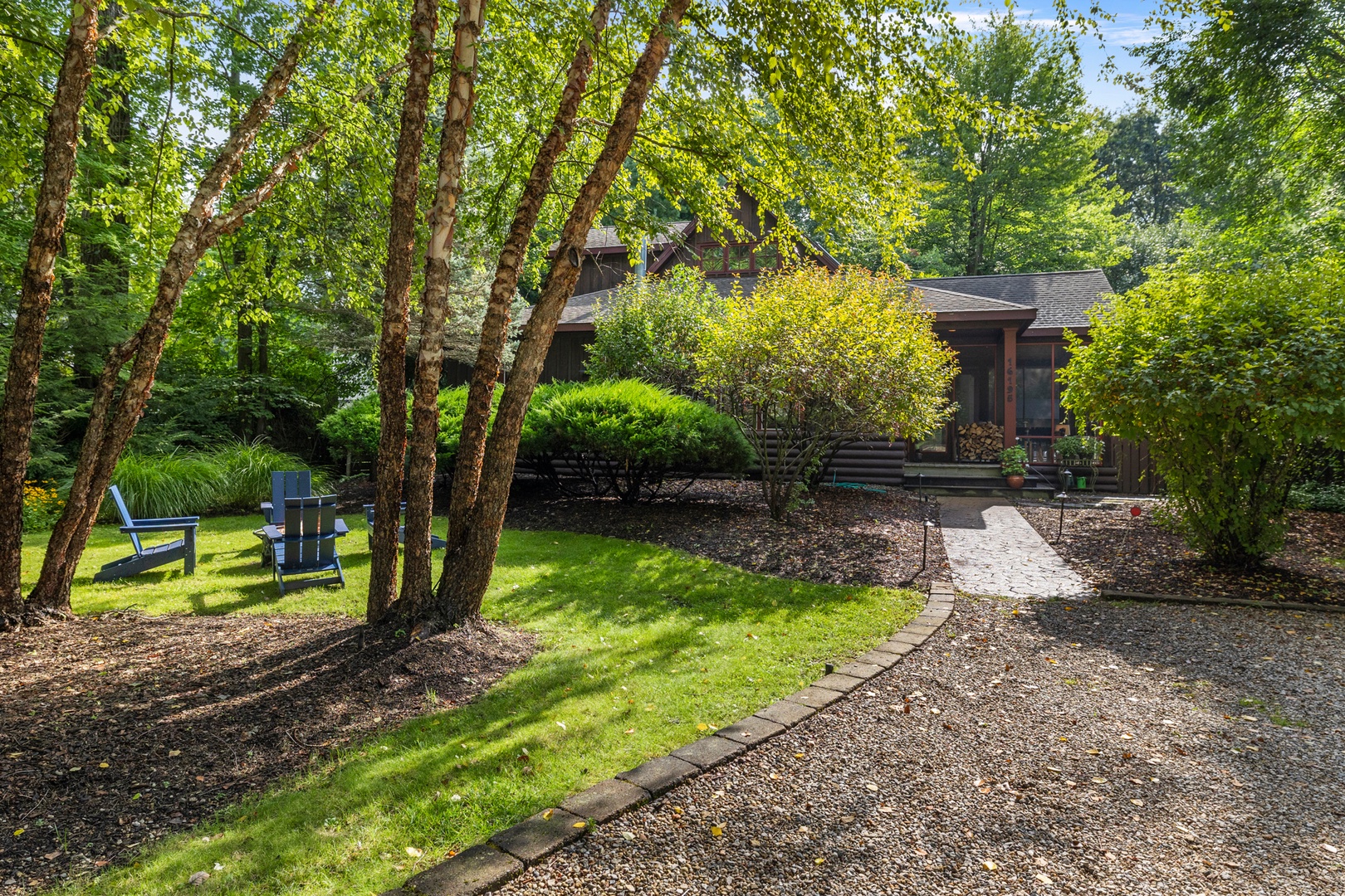 Surrounded by lush trees where you can catch some shade on the sunny days.