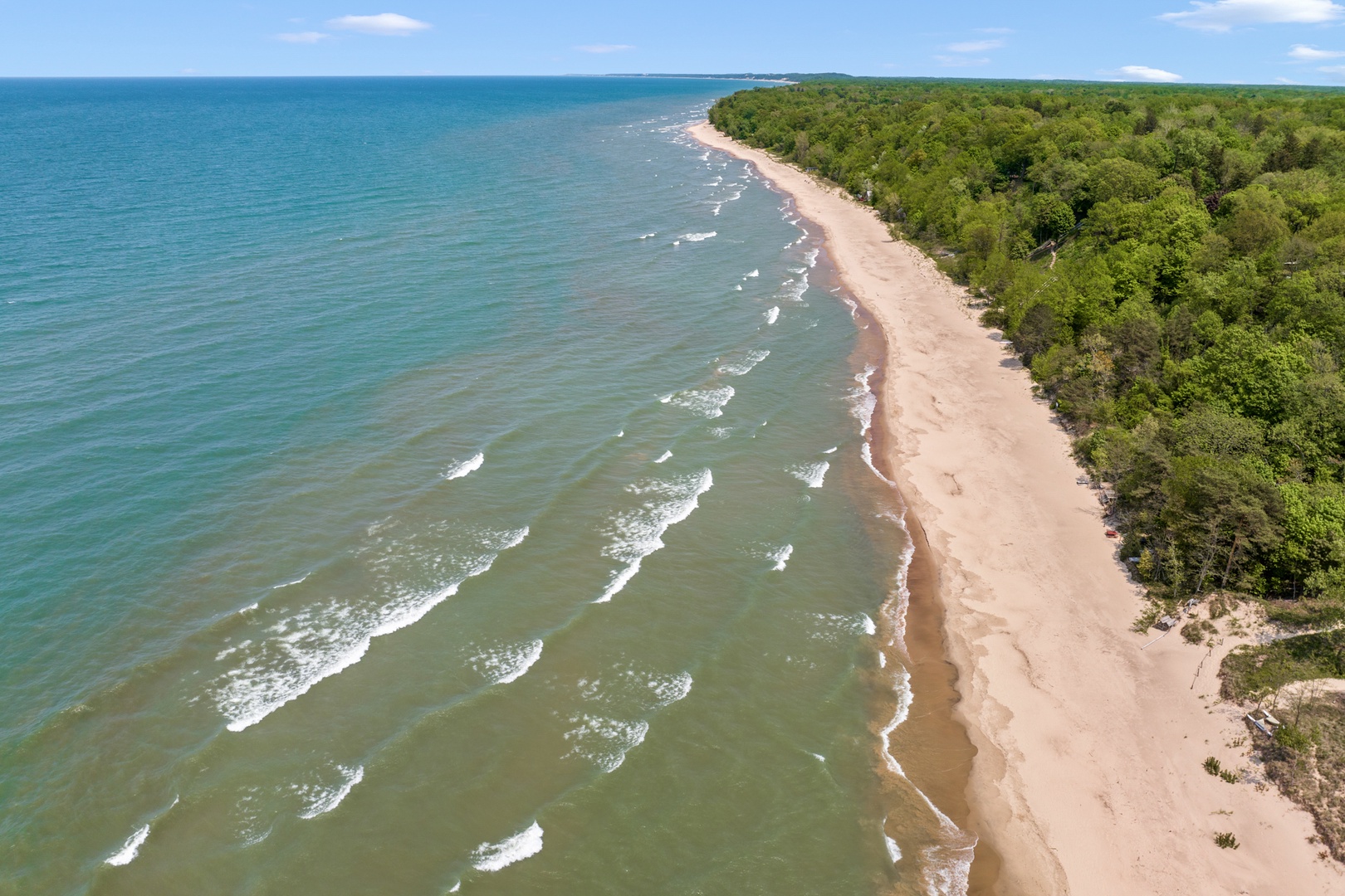 Enjoy the pristine beaches and waters of Lake Michigan!