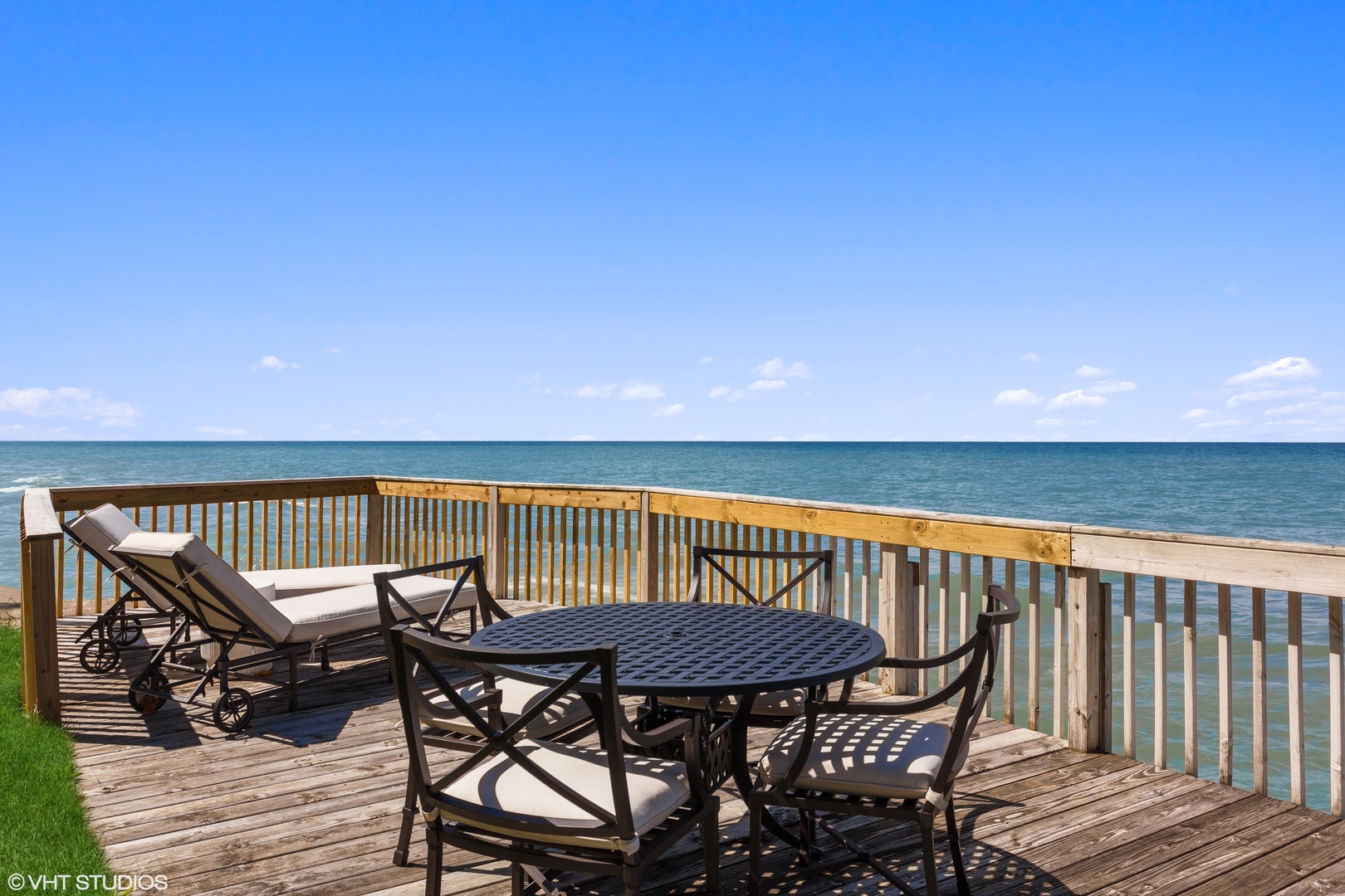 The view is the real show-stopper from the private deck.