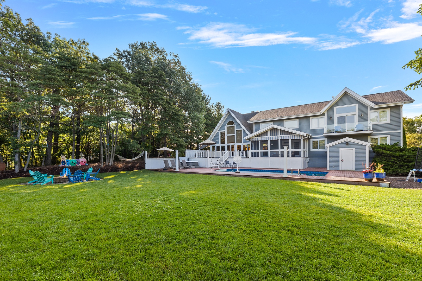 Our home  has a great backyard for you to enjoy!
