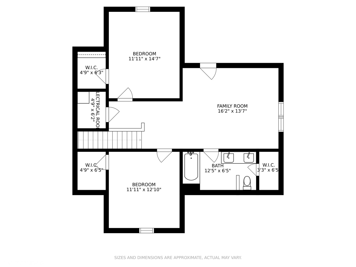 Second floor layout of Stay Gold