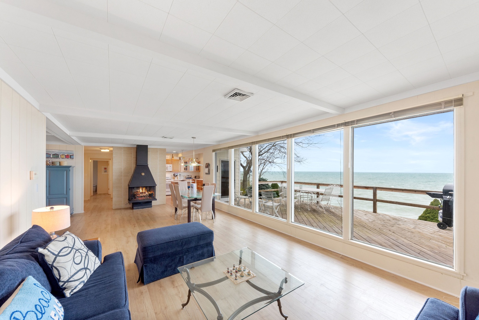 Whether gathered around the cozy fireplace or enjoying a meal, everyone can feel included.