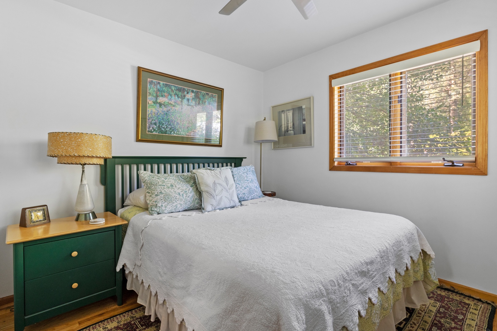 Bedroom 3 is downstairs and has a queen bed.