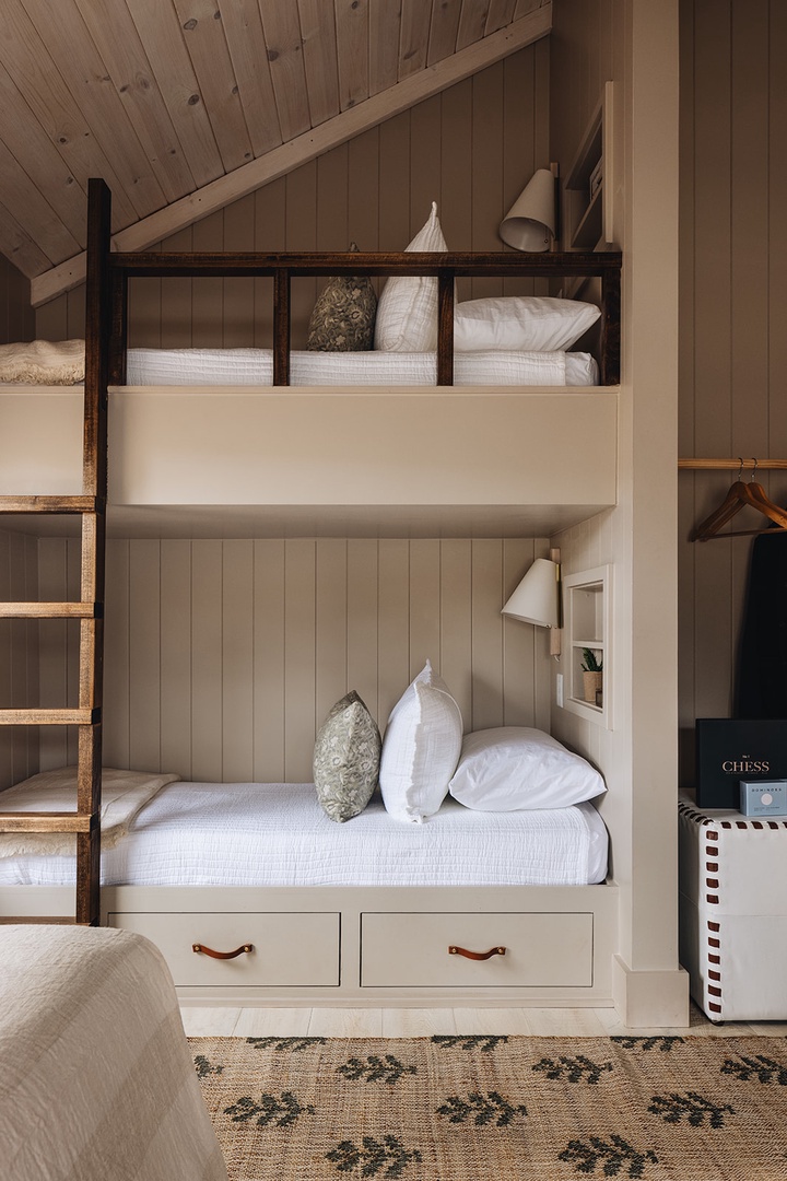 We're not surprised both kids AND adults love the coziness of these bunk beds.