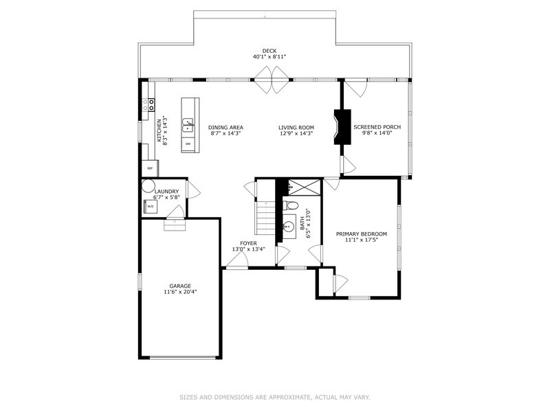 Schoolhouse Rock's 1st floor layout.