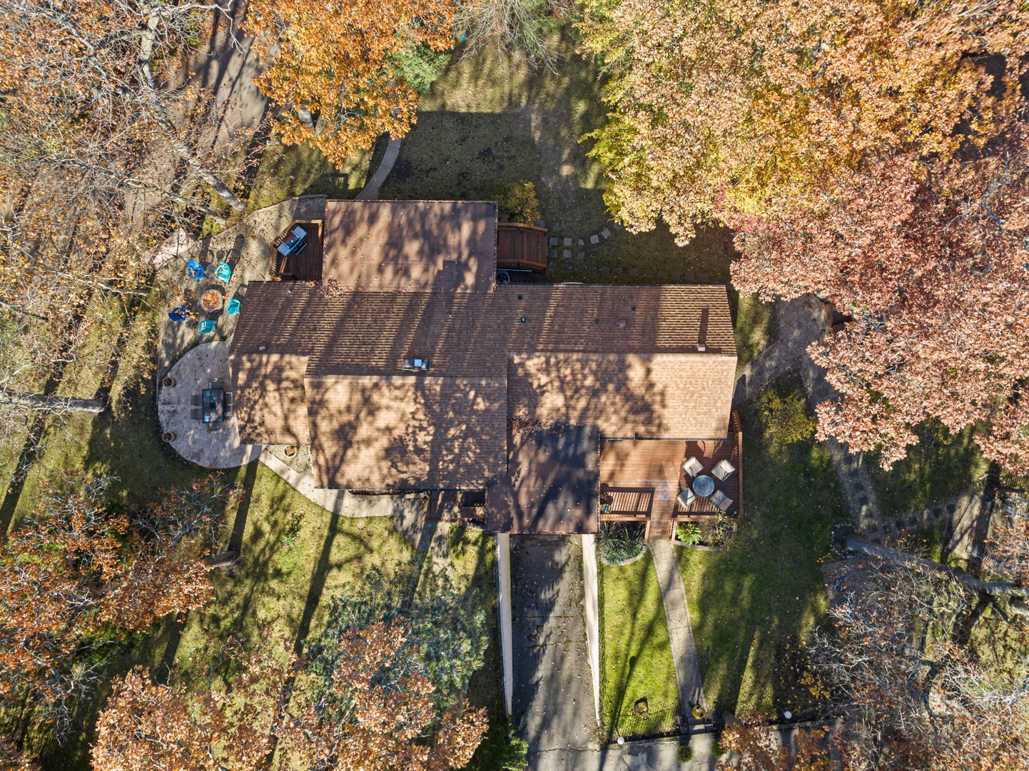 A nice bird’s-eye view of the property.
