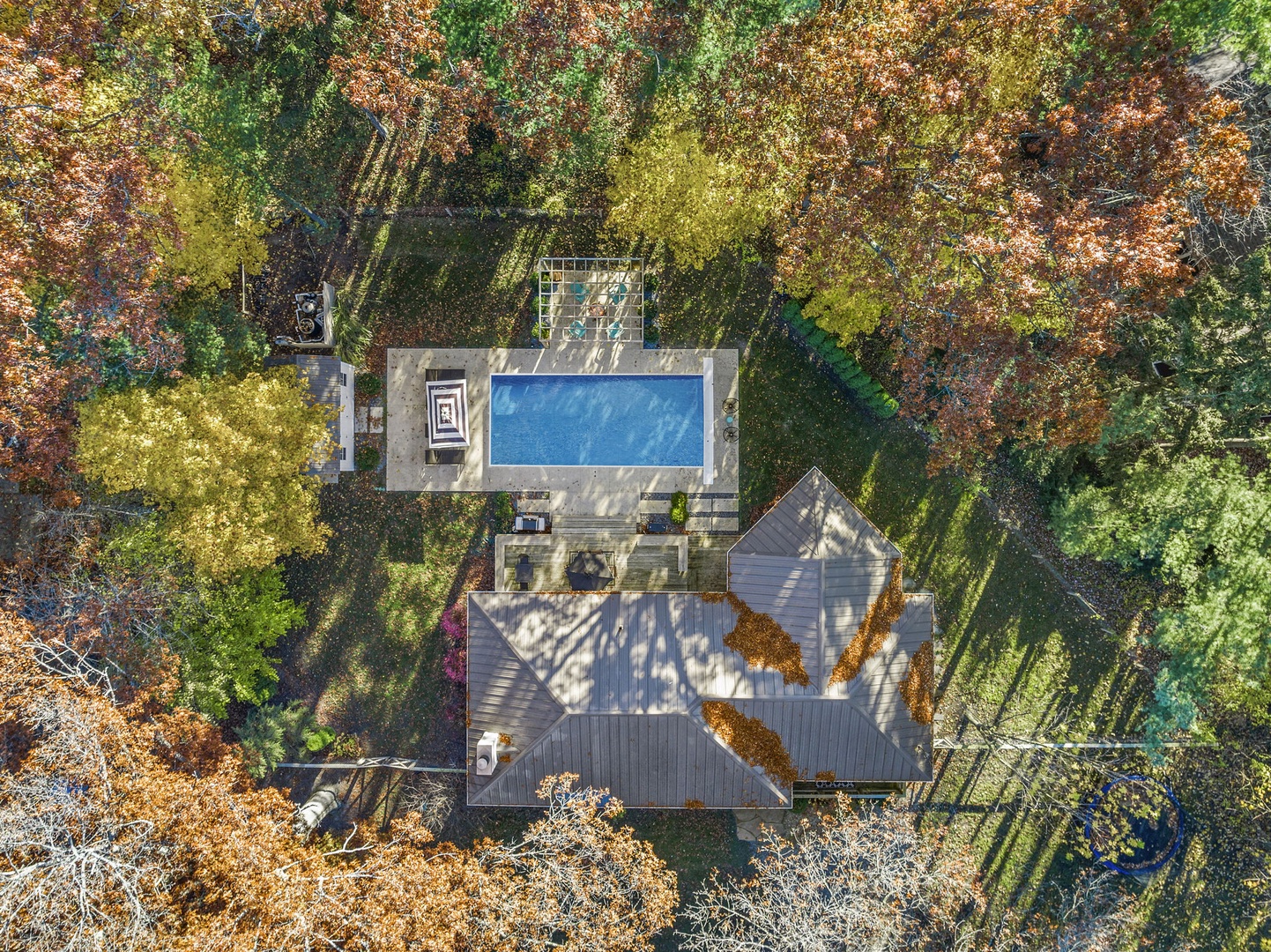 An aerial view of the gorgeous After Dune Delight property.