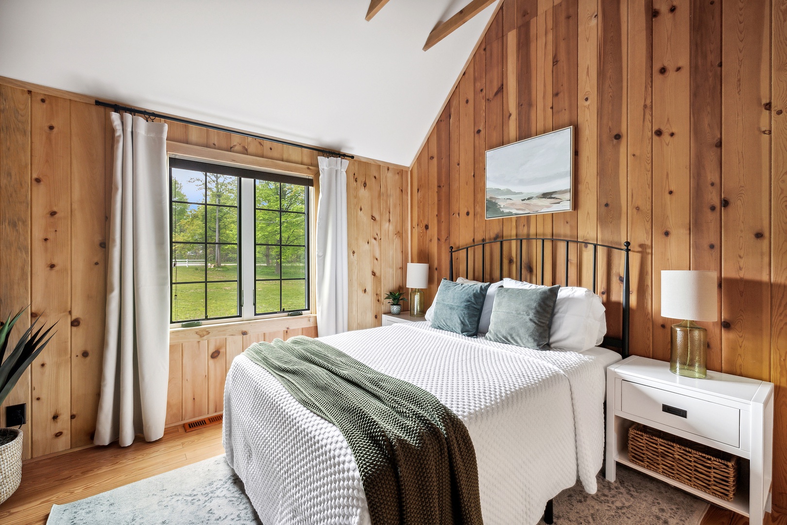 Rest easy in our cozy bedrooms with super soft linens.