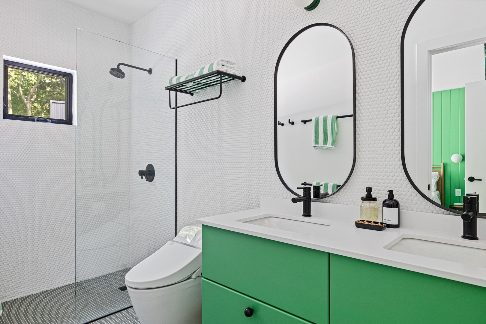 All bathrooms are fresh & bright with modern upgrades, fixtures, and design .