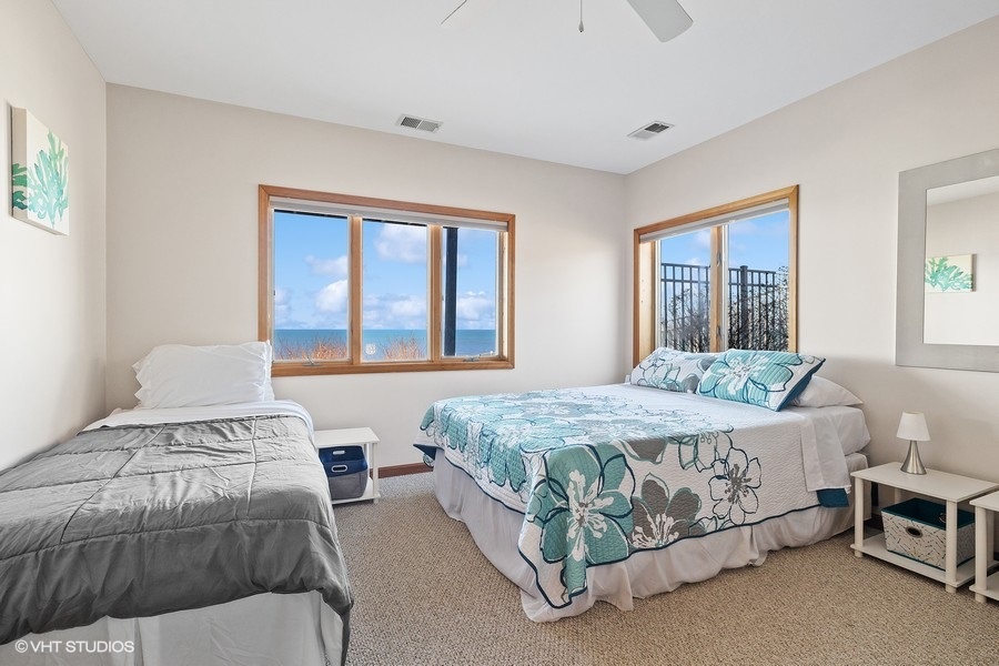Rest and relax with breathtaking views of Lake Michigan!