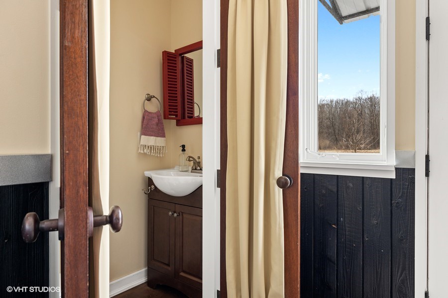 A convenient half-bath is a welcome plus, especially for larger groups.