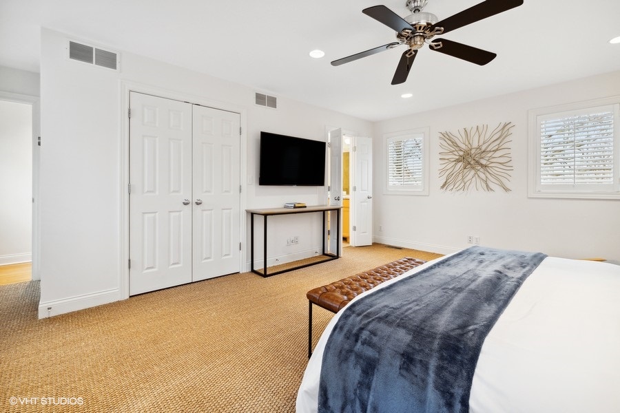 Tucked away on the second level for maximum privacy and the perfect spot to unwind.