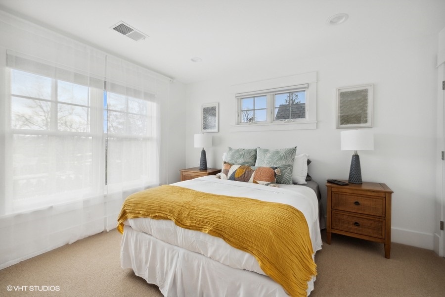 Bedroom #4 is on the upper floor & has a queen bed.
