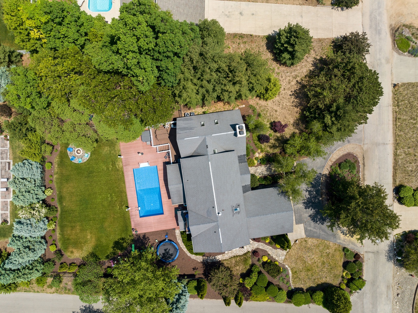 Bird's eye view of Main Destination.