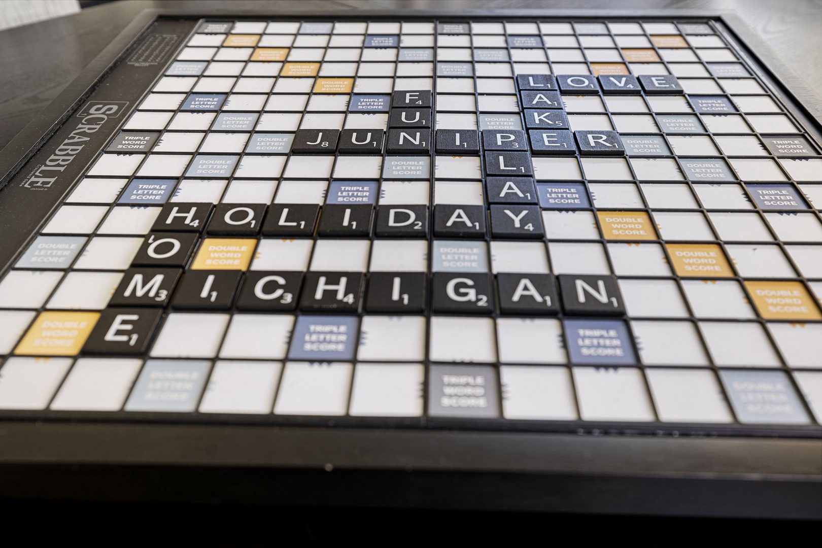 A game of Scrabble is just one of countless ways to relax during your vacation.
