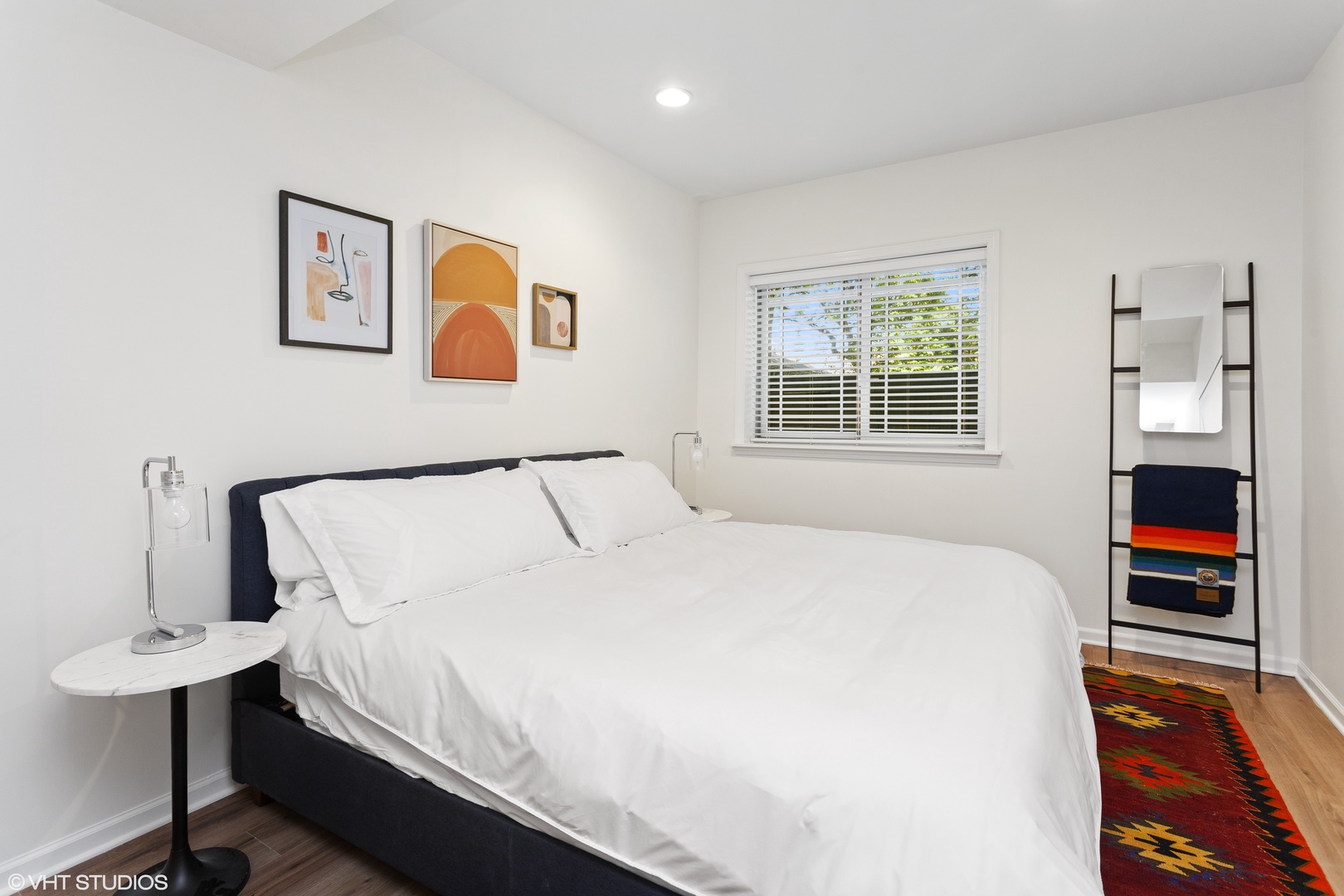 The basement's private king-bedroom is ideal for extended family use or groups traveling together.