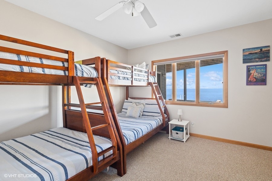 Experience cozy comfort in the charming bunkroom at Coastal Escape.