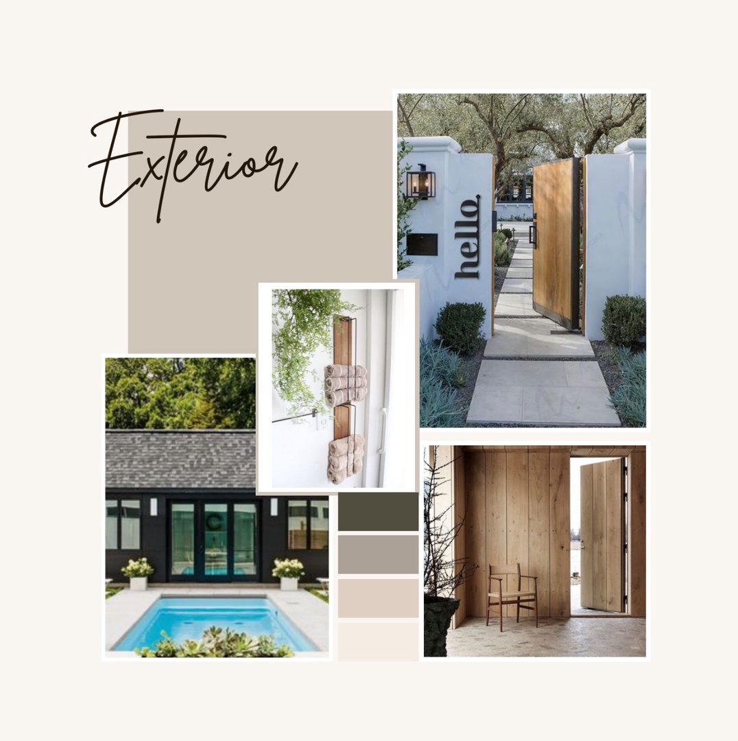 The Townie Cottages Exterior - Inspo Collage