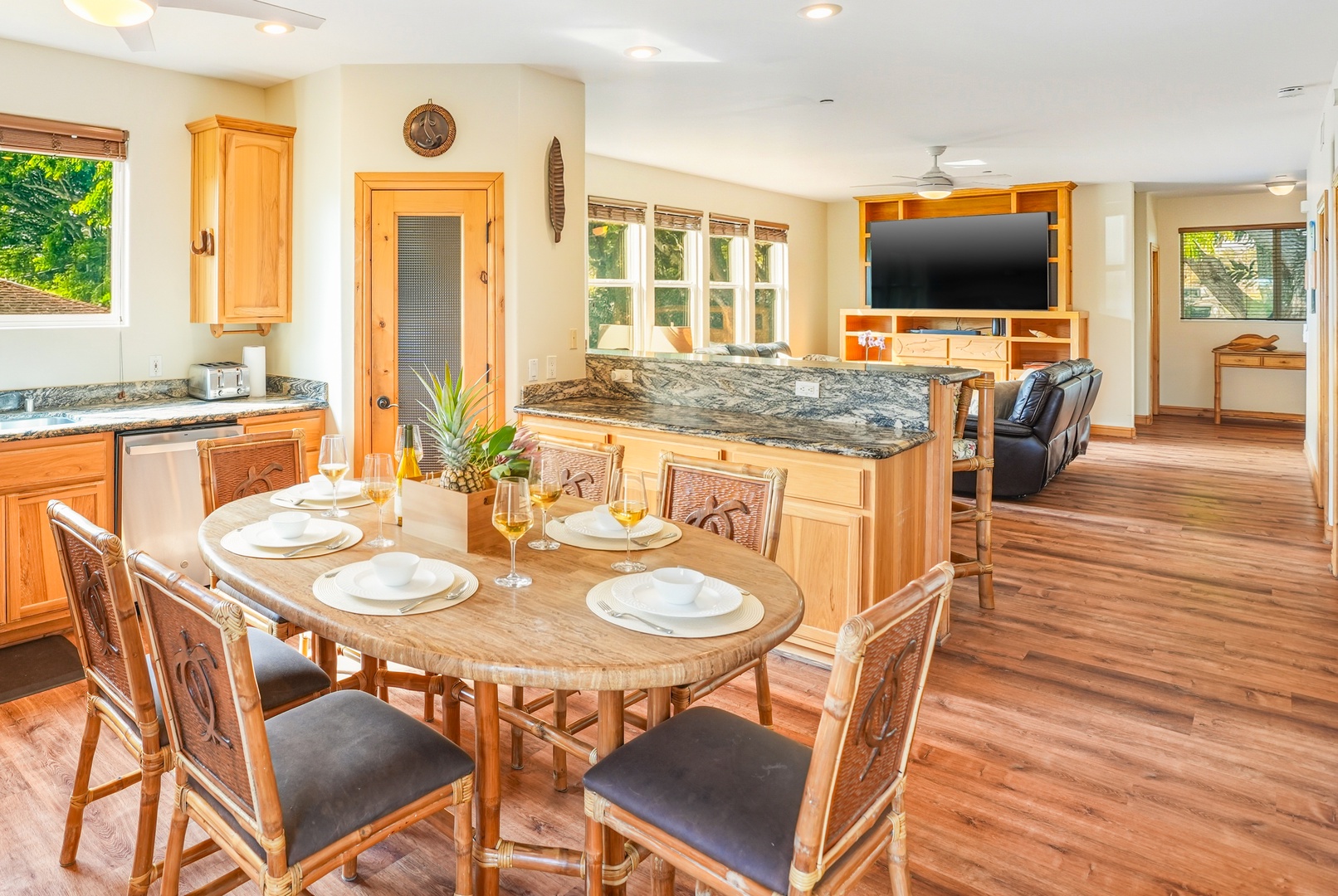 Gather, dine, and unwind in open-concept comfort