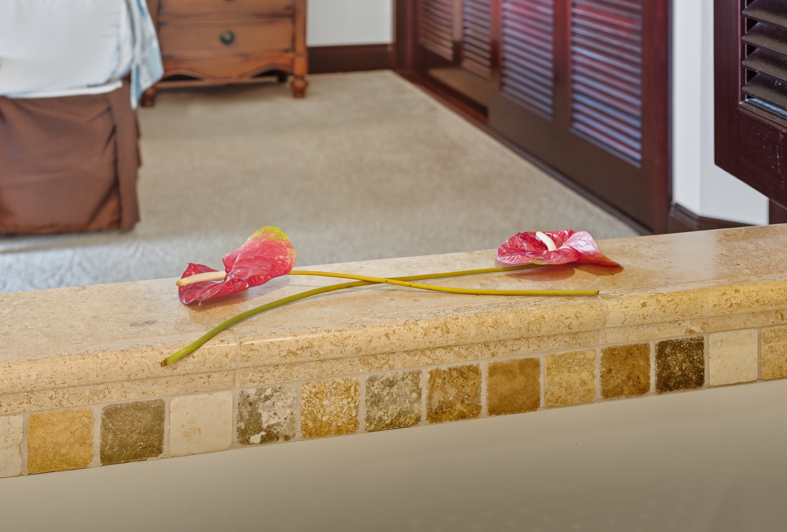 Tropical tranquility meets spa luxury – Surrounded by soothing tones, natural textures, and island-inspired design