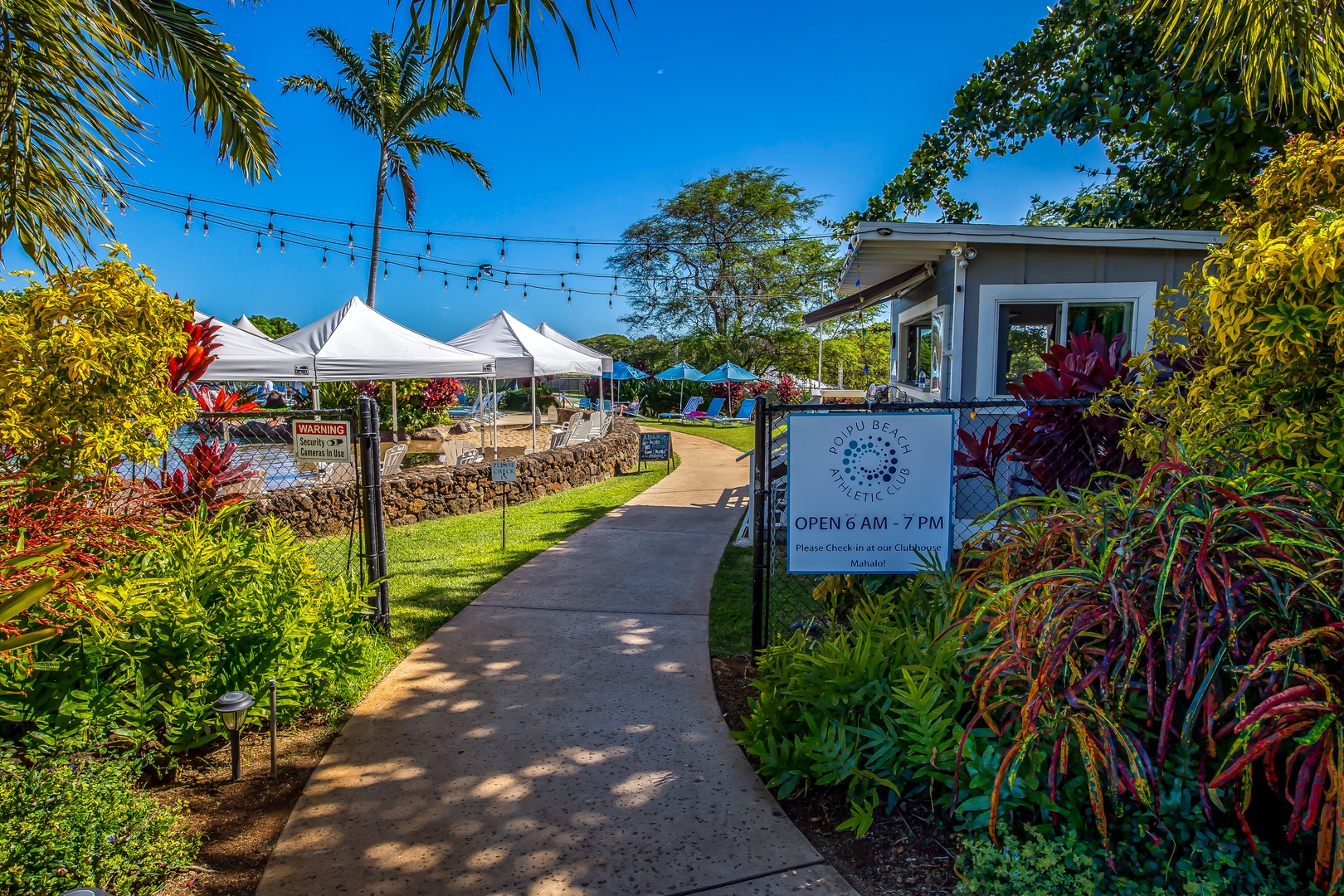 Poipu Athletic Club Entrance
