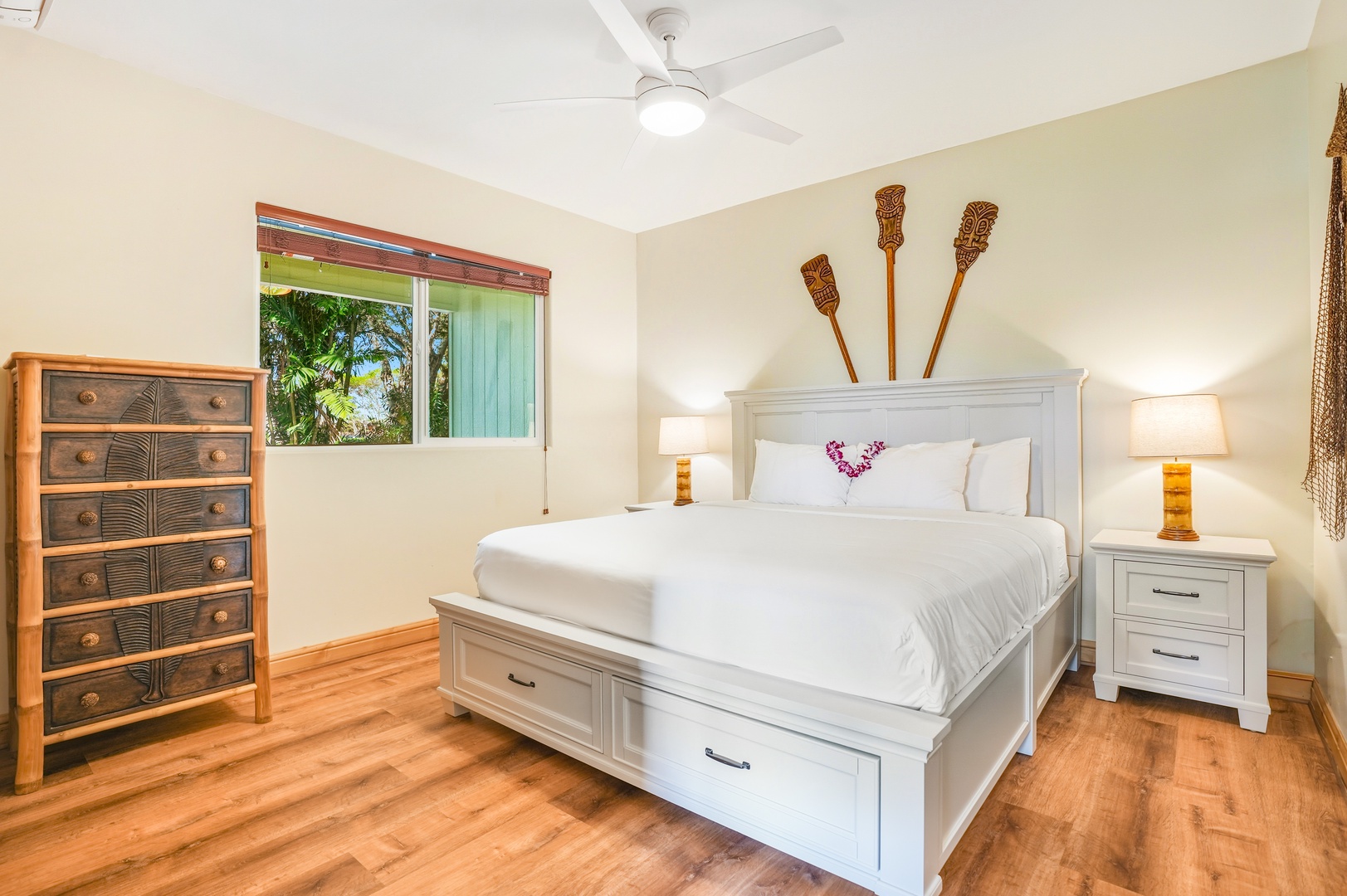 Downstairs First King Bedroom with Mini-Split A/C - Dolphin