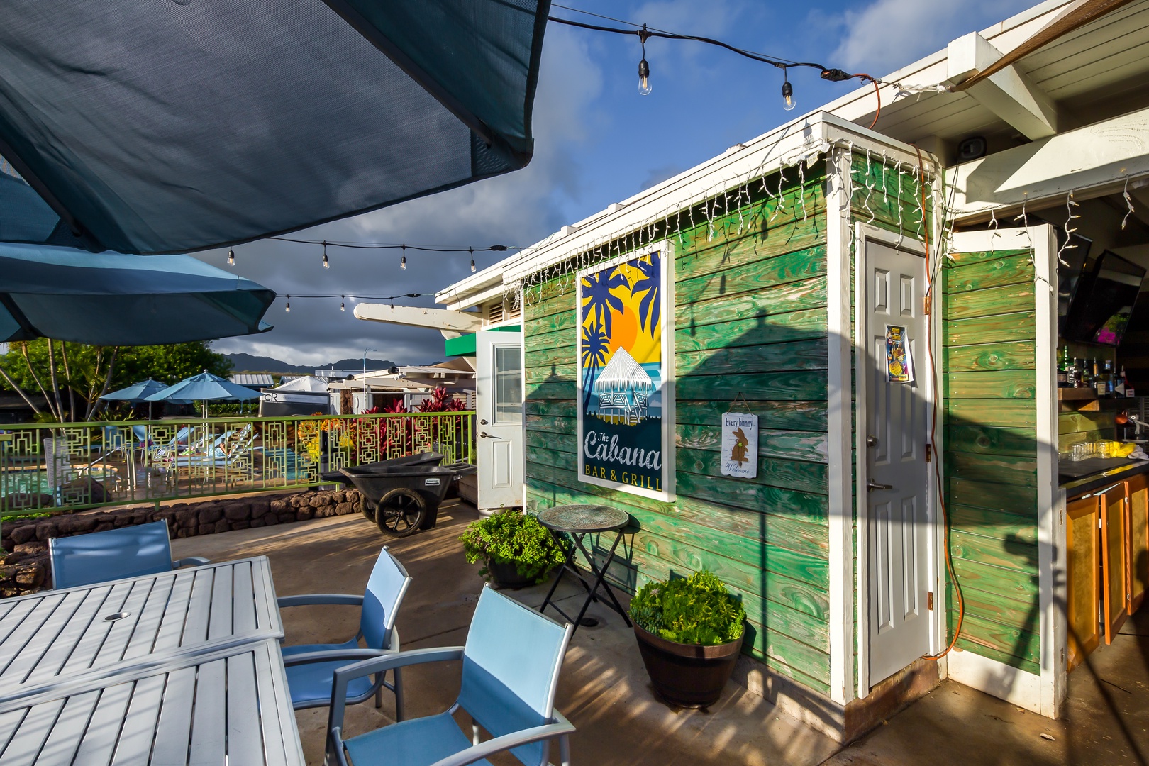 Cabana Bar and Grill located at Poipu Athletic Club