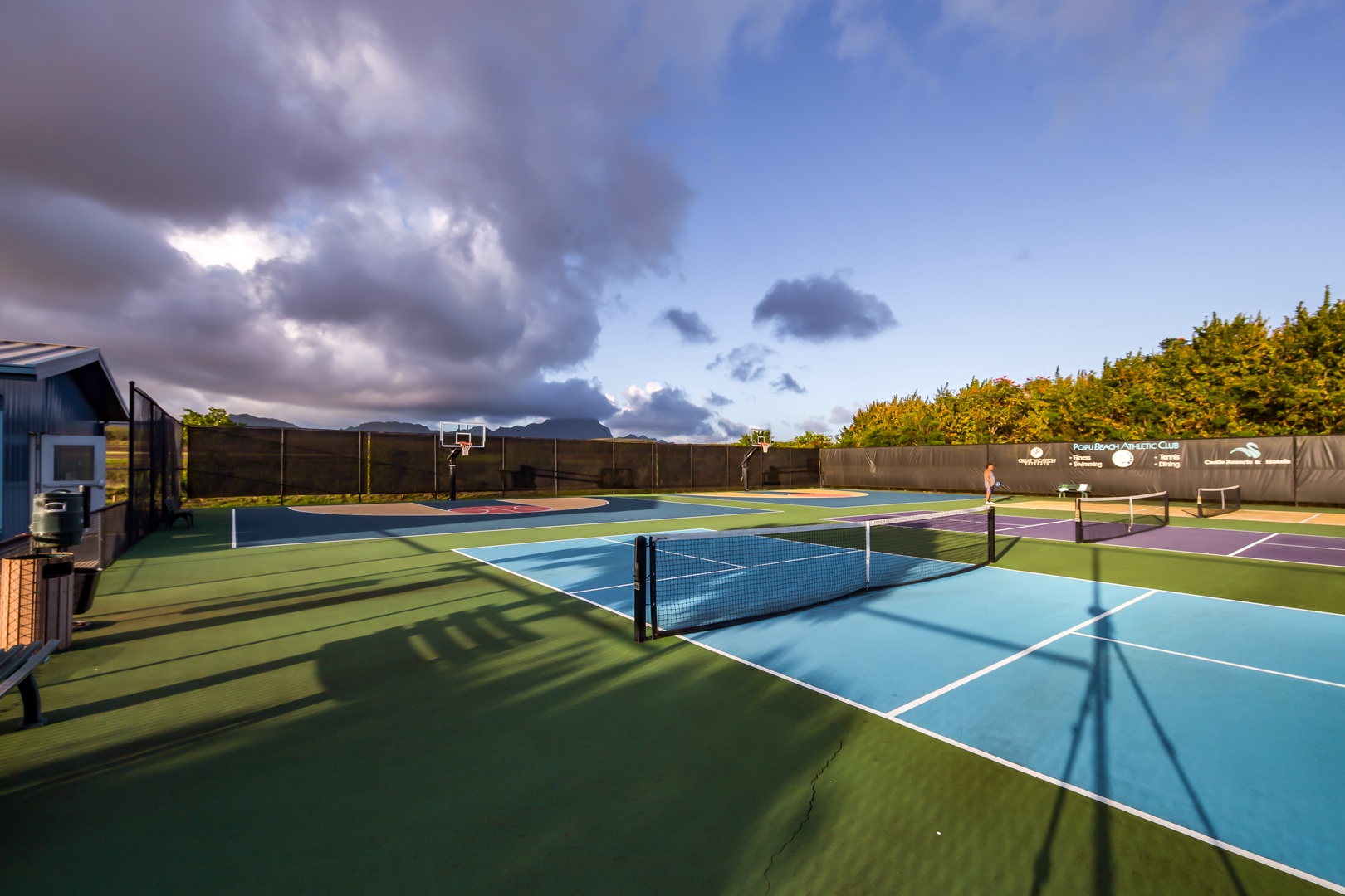 Tennis  and Basketball Courts