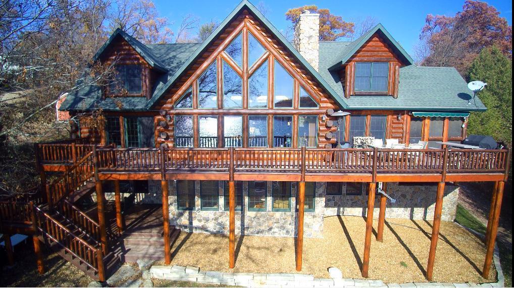 Waterfront, Hand-Crafted Log Cabin- Over 3 Acres to Explore!