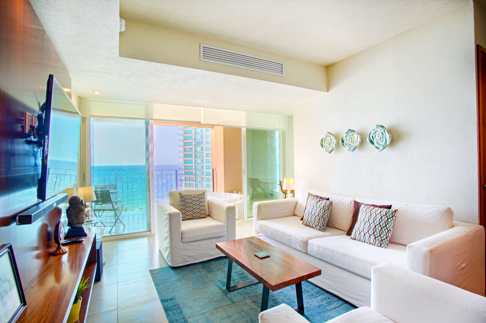 Bright and Breezy Ocean View Condo | Infinity Pools, Gym, Tennis Court