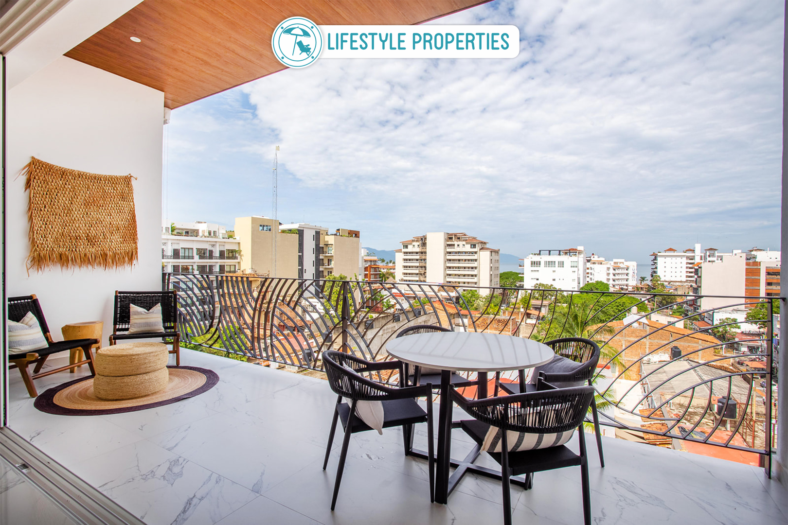 Boho 1 BR with pool, gym, hot tub