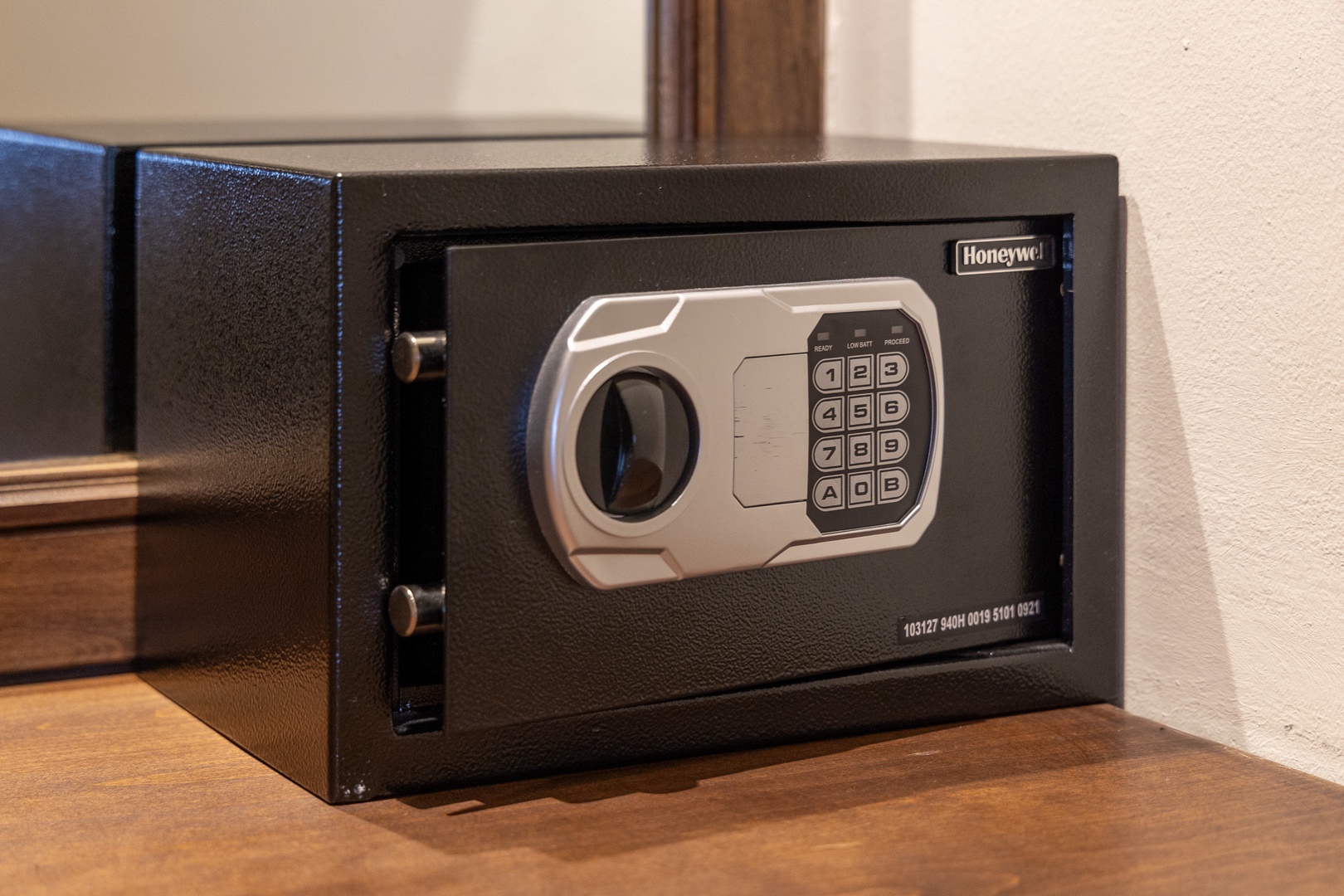 Keep your valuables secure in the in-room safe, featuring modern digital keypad access for your peace of mind throughout your stay.