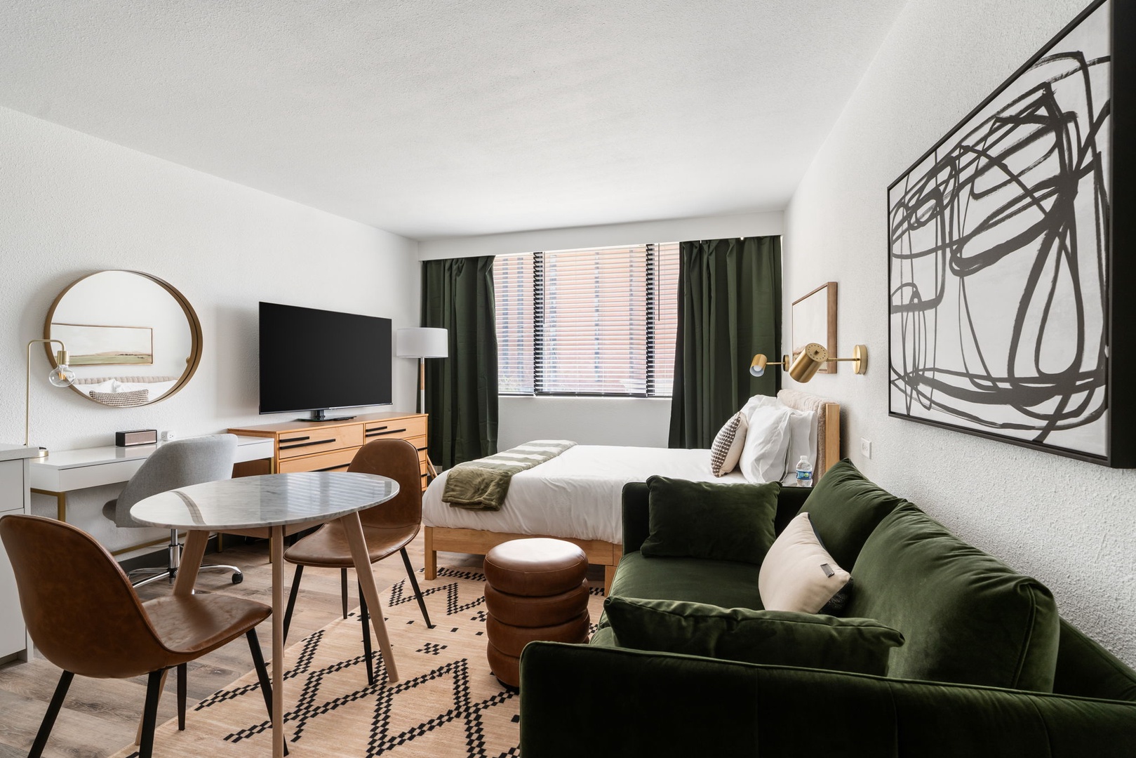 Indulge in the comfort and style of this contemporary living space.