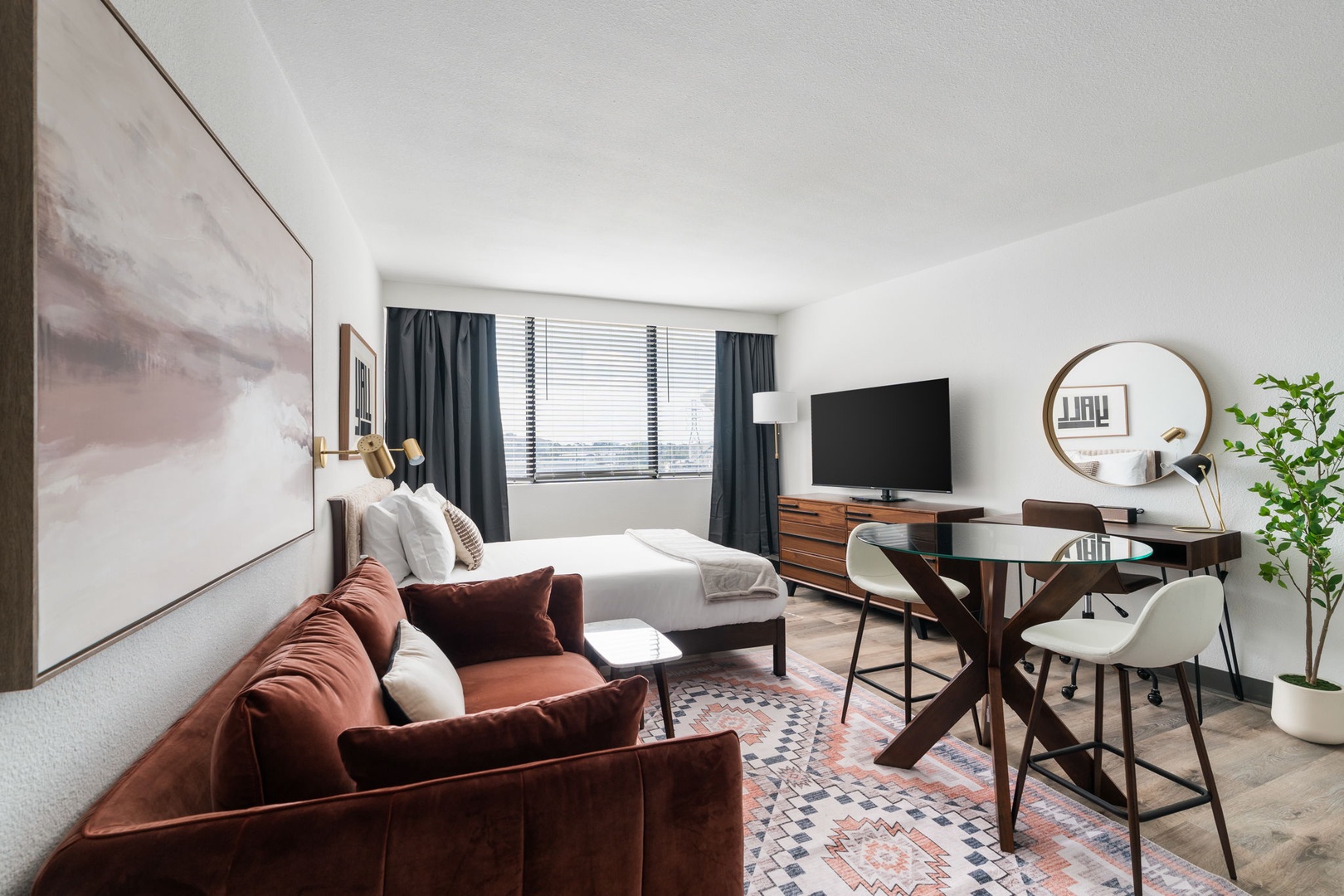 A stylish space designed for both comfort and connection.