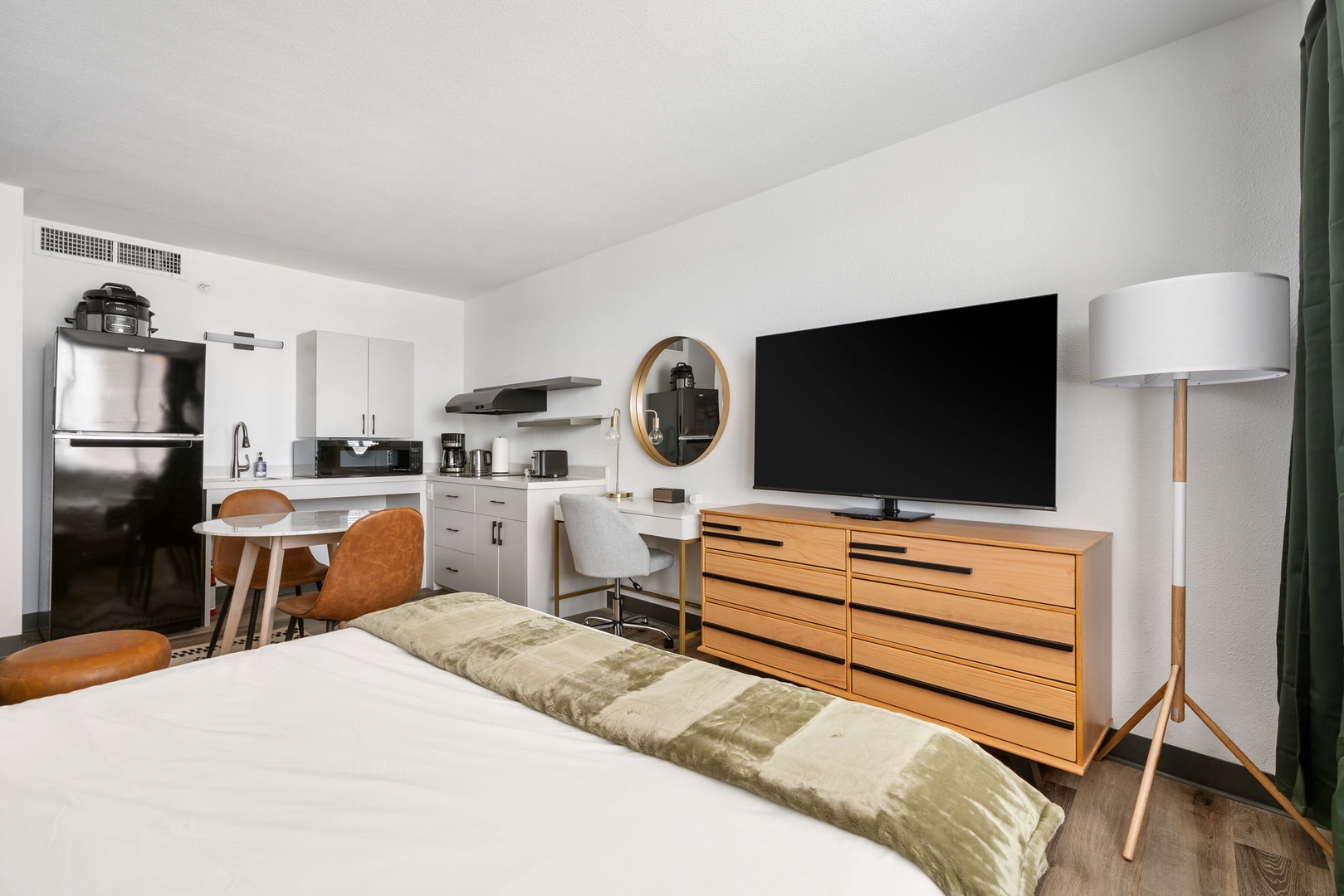 Experience the perfect blend of comfort and modern design in this inviting living space.