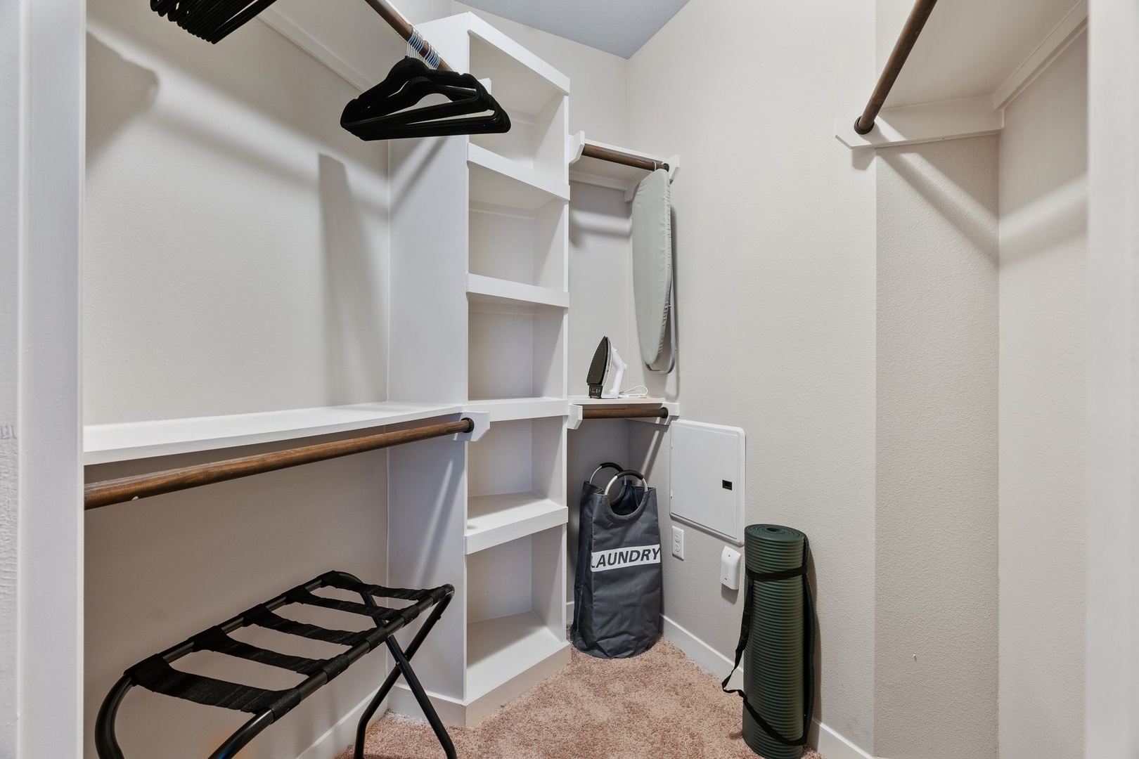 Relax and stay organized with the spacious walk-in closet.