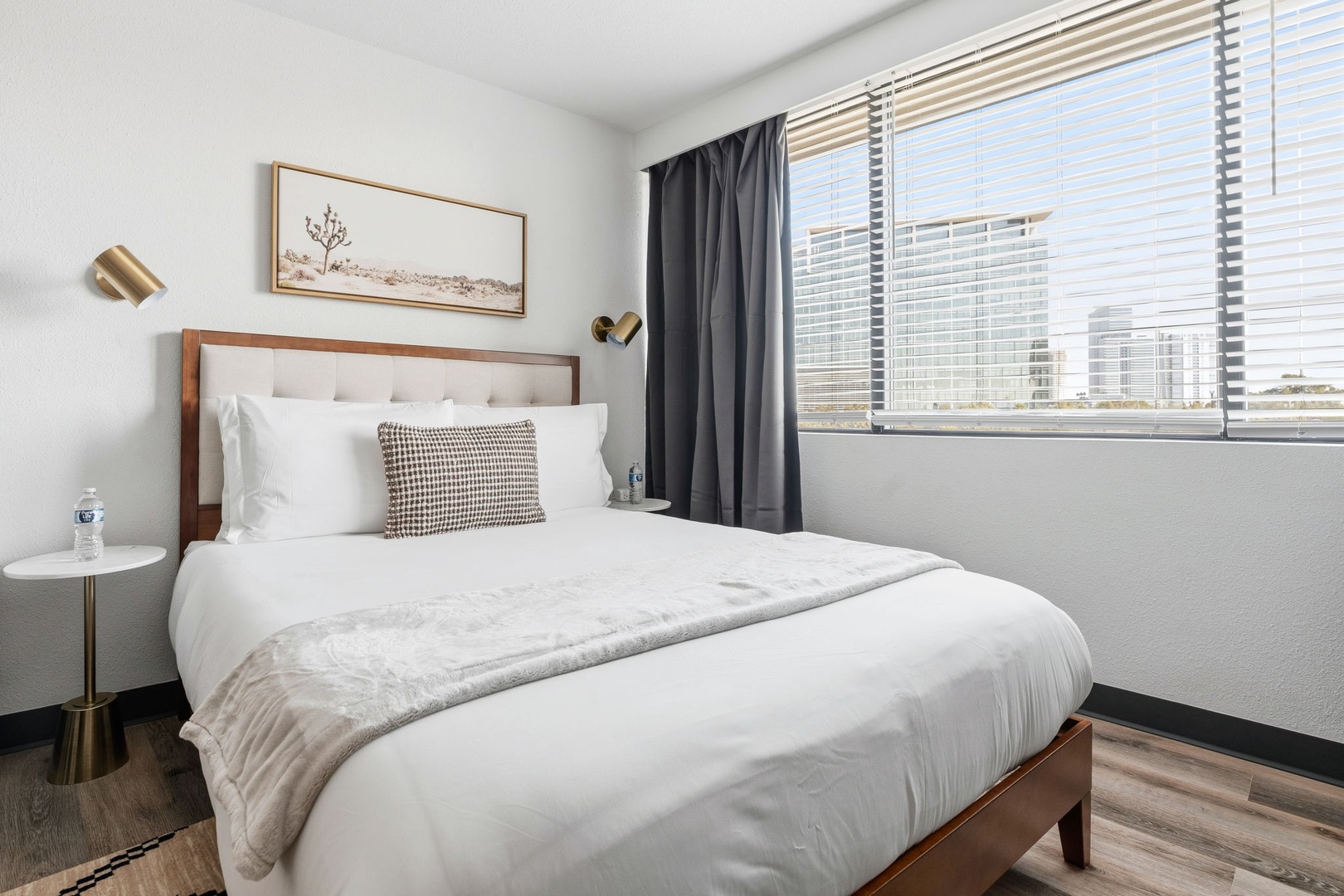 Rest in complete comfort on a memory foam mattress.