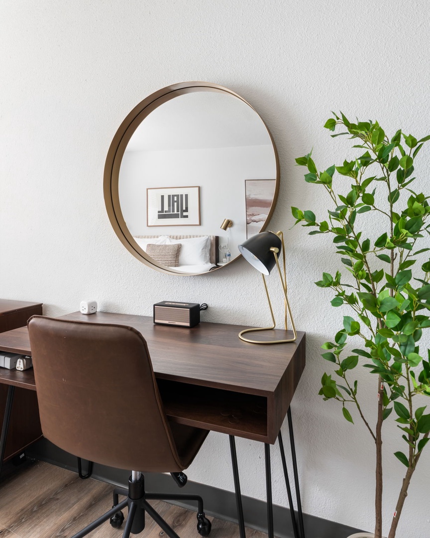 Designed for productivity — your dedicated desk awaits.