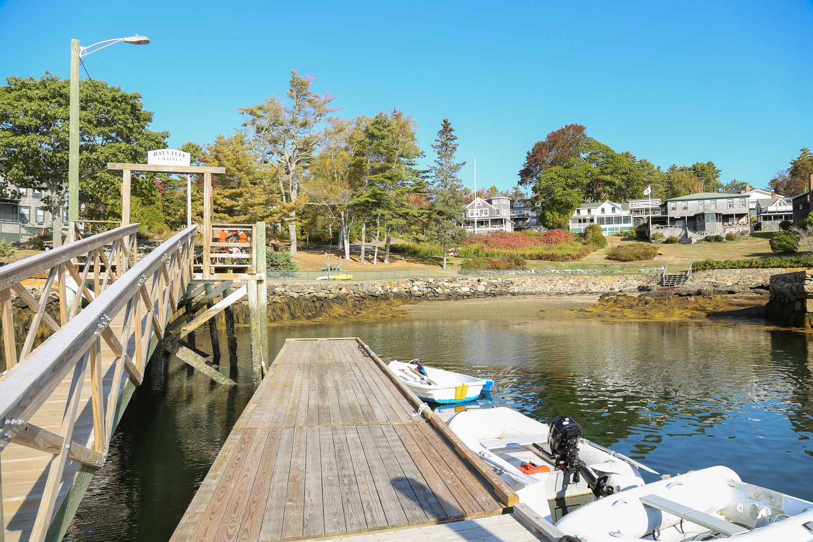 Local Bayville dock and float within walking distance and for guest use during your stay.