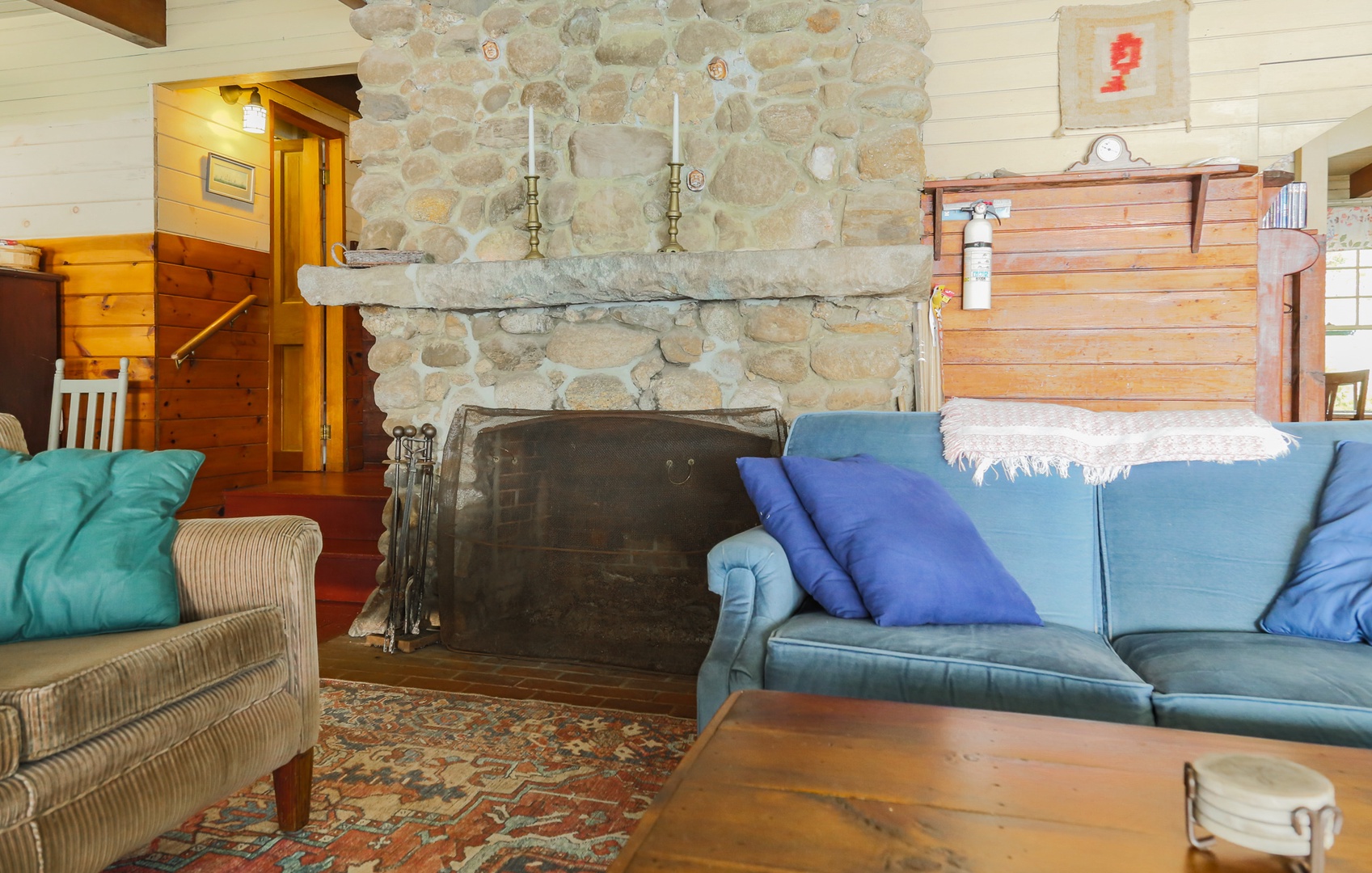 Fireplace in Living Area