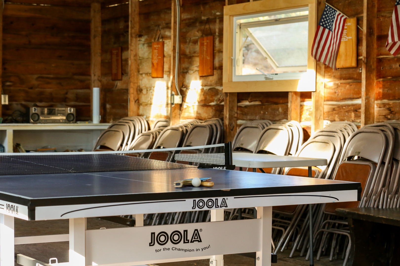 Challenge your travel companions to a friendly game in this local Bayville game room with professional ping pong table.