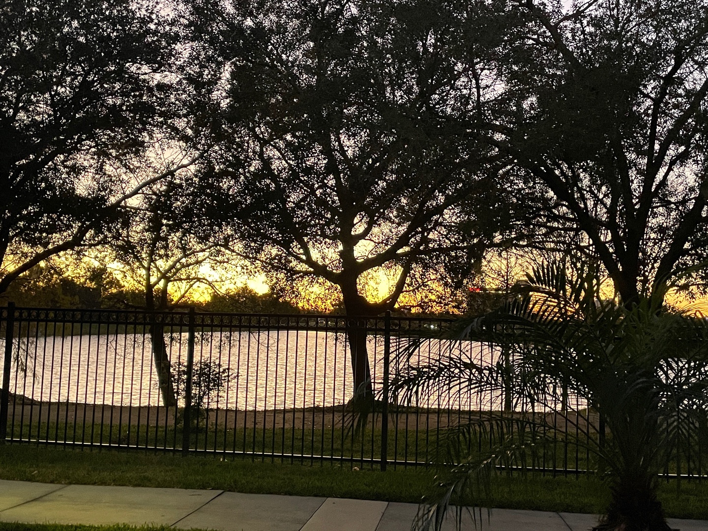 Lakeview from Patio at Dusk