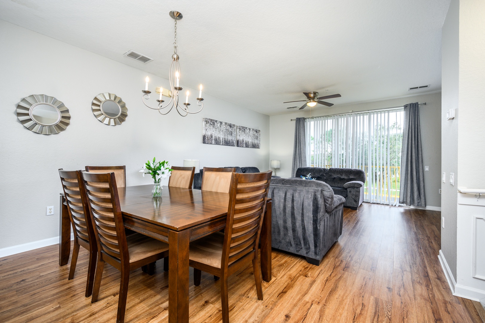 Dining and Living Rooms- 2nd Floor