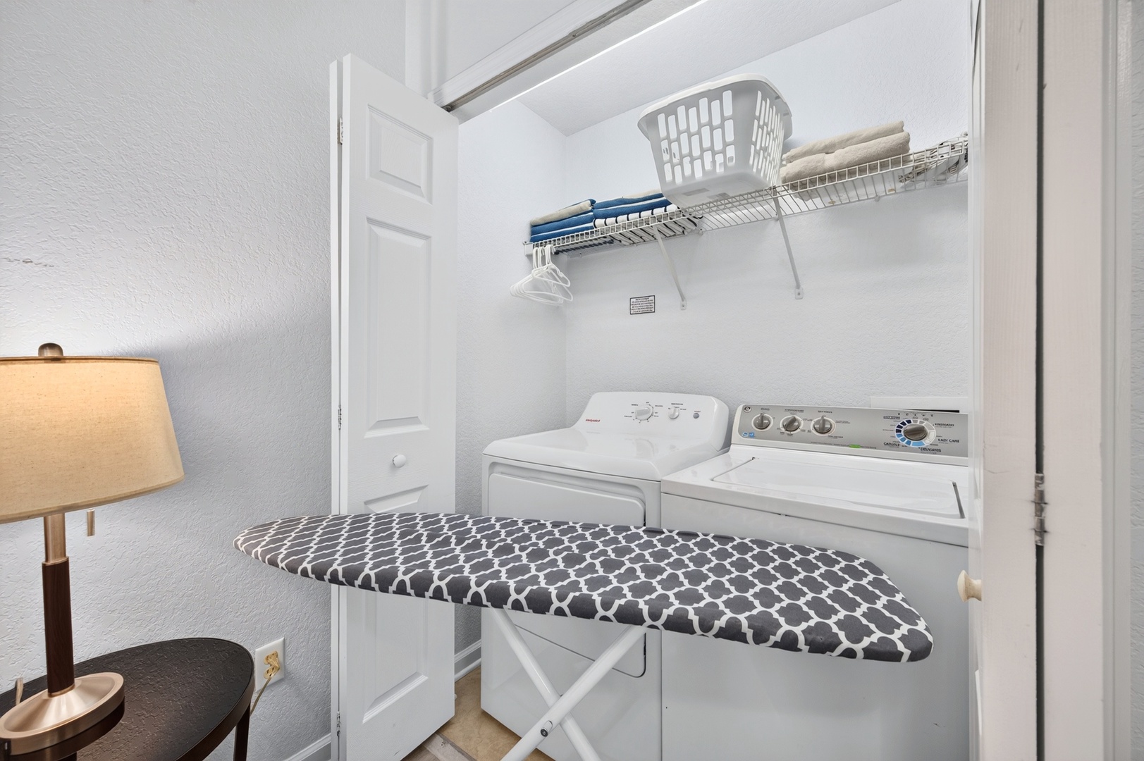 Your own private laundry room keeps things convenient during your stay—just toss in a load and relax while your vacation wardrobe stays fresh.