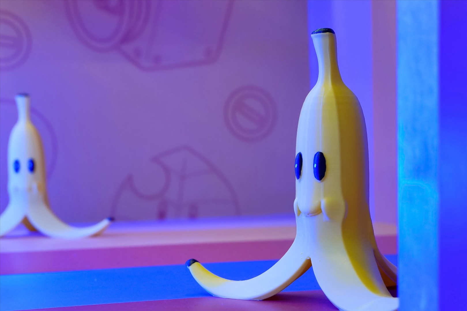 Whimsical banana-shaped décor adds a playful, artistic touch to the common areas, creating a fun and lighthearted atmosphere for you to enjoy.