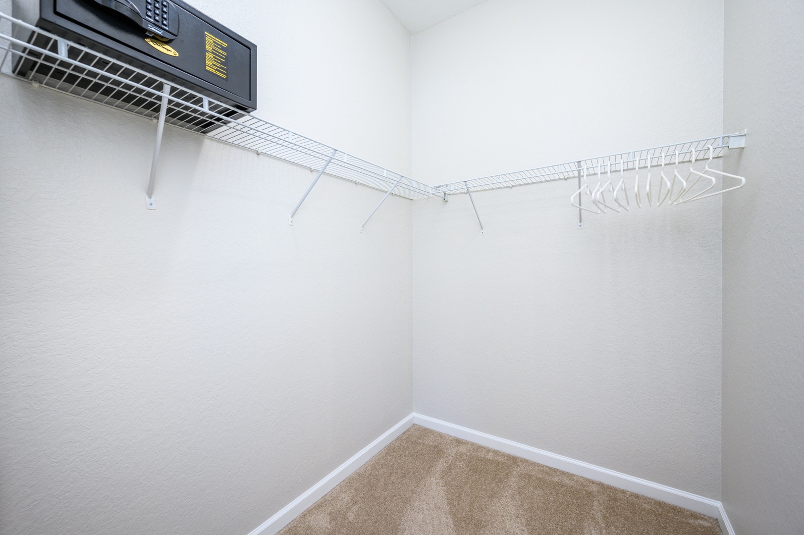 Primary Closet with Safe