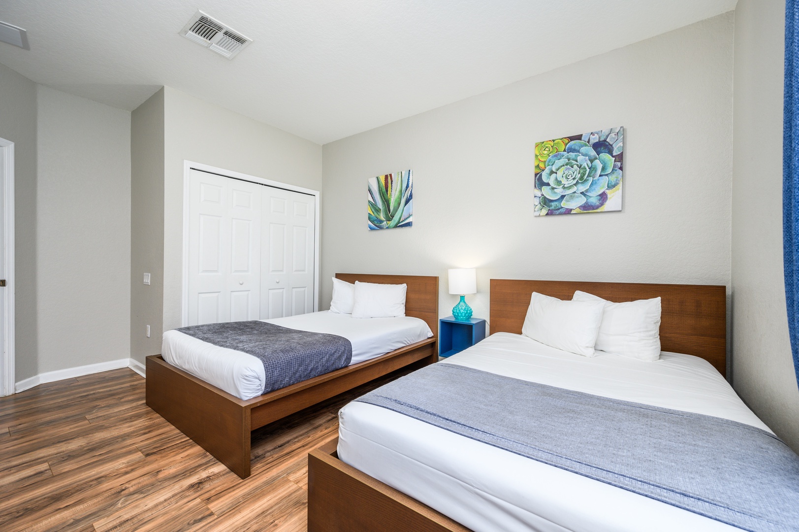 3rd Bedroom with Two Double Beds  - 1st / Ground Floor