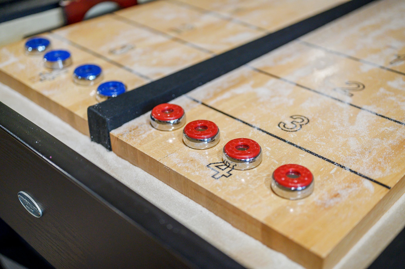 Shuffleboard game table