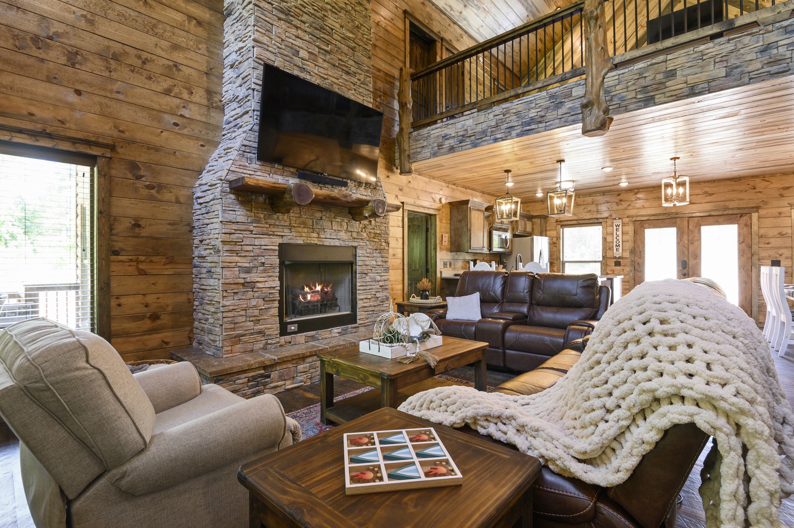 You will love this cabin's traditional rustic charm