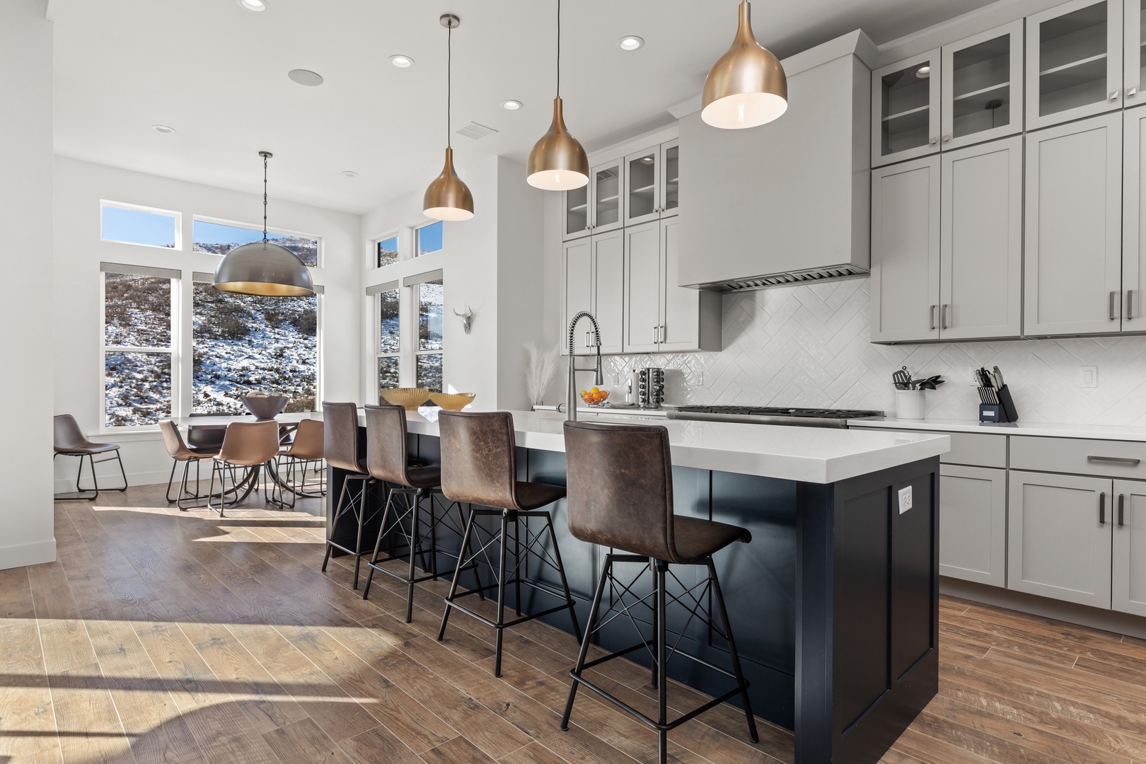 Gourmet Chef's Kitchen with stainless steel appliances
